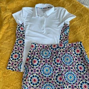 Golf Skirt and matching top!